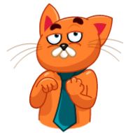 cat animated cartoon drawing