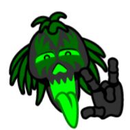 Sticker Toxic Skull @S1ick3r - 11