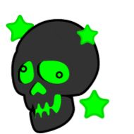 Sticker Toxic Skull @S1ick3r - 7