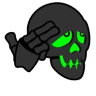 Sticker Toxic Skull @S1ick3r - 5