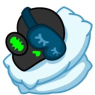 Sticker Toxic Skull @S1ick3r - 2