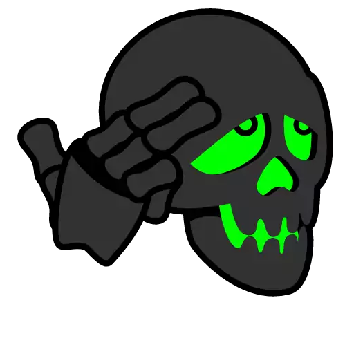 Sticker ToxicSkullS1ick3r - 1