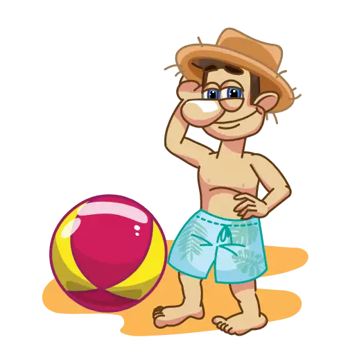 мультипликация рисование мяч