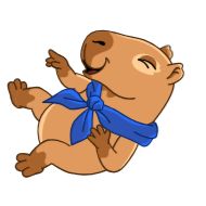 Стикер Денежная капибара - 7