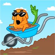 Стикер Морковчик @FOXDIZIGNERLIFE - 8