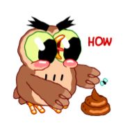 Sticker Wally the Owl - 3