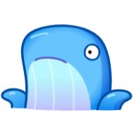 Стикер Ton Whales Animated - 9