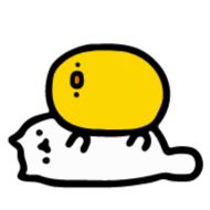 Стикер White Crazy Cat - 8