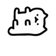 Стикер White Crazy Cat - 3