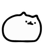 Стикер White Crazy Cat - 0