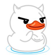 Стикер White Duck :: @stickers_chaos - 8