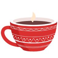 свеча сервировка кружка