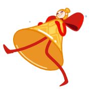 Sticker Xmas Bell - 7