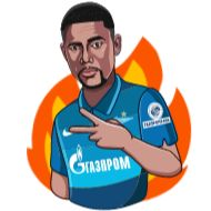 Sticker Зенит & Газпромбанк - 2