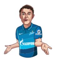 Sticker Зенит & Газпромбанк - 0