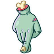 Sticker Zombie Hand - 5