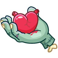 Sticker Zombie Hand - 4