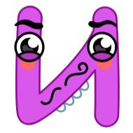 Стикер Алфавит • @TgSticker - 9