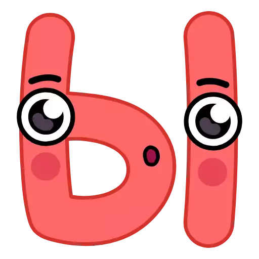 Sticker alfavitok - 1