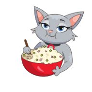 food clipart cat