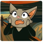 cat animated cartoon clipart