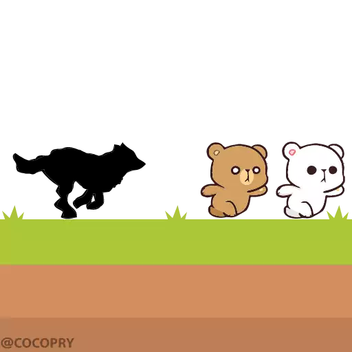 Стикер animated_bears_two - 1