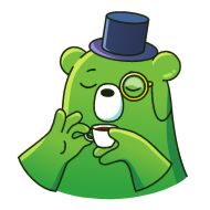 Стикер Midori Kuma animated - 11