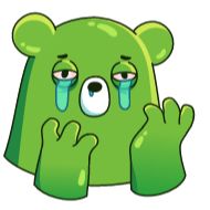 Стикер Midori Kuma animated - 6