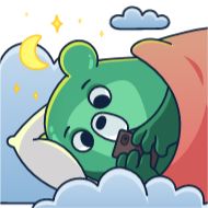 Стикер Midori Kuma animated - 3