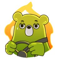 Стикер Midori Kuma animated - 0