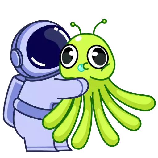 Стикер astronaut_by_MoiStikiBot - 1