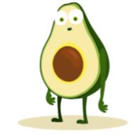 Стикер Avocado @stickersb2b - 3