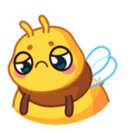 Стикер Пчёлка - @TgSticker - 6