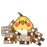 Sticker Birdie the Parrot  @TgSticker - 8