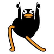 Sticker Black Duck @img2d @tgsticker - 9