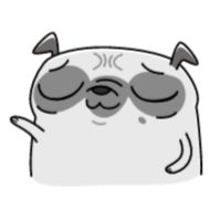 Стикер Мопс Борис (@TgSticker) - 7