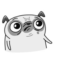 Стикер Мопс Борис (@TgSticker) - 3