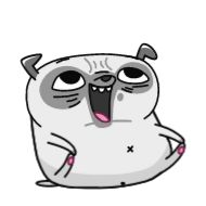 Стикер Мопс Борис (@TgSticker) - 1