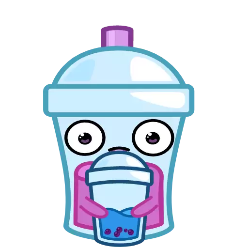 Sticker bubbletea_vk - 1