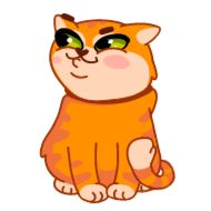 cat animated cartoon drawing