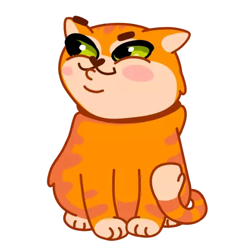 cat animated cartoon drawing