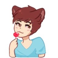 Стикер CatBoy? (@Valeria_Fills_Art) - 3