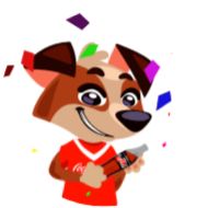 Стикер Coca-Cola Dog - 8