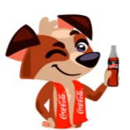 Стикер Coca-Cola Dog - 2