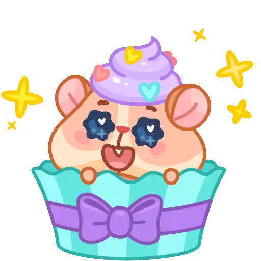 Стикер cookiehamster_vk - 1