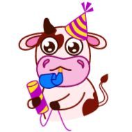 Стикер Коровка (@TgSticker) - 11