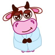 Стикер Коровка (@TgSticker) - 1