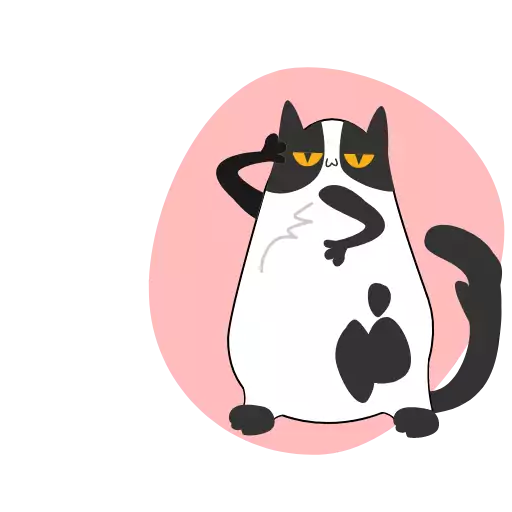 кошка клипарт мультфильм