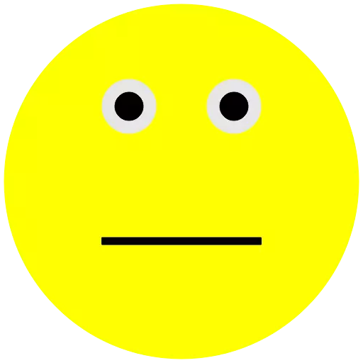 жёлтый круг смайлик
