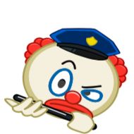 Sticker Клоун стример Додепов - 4